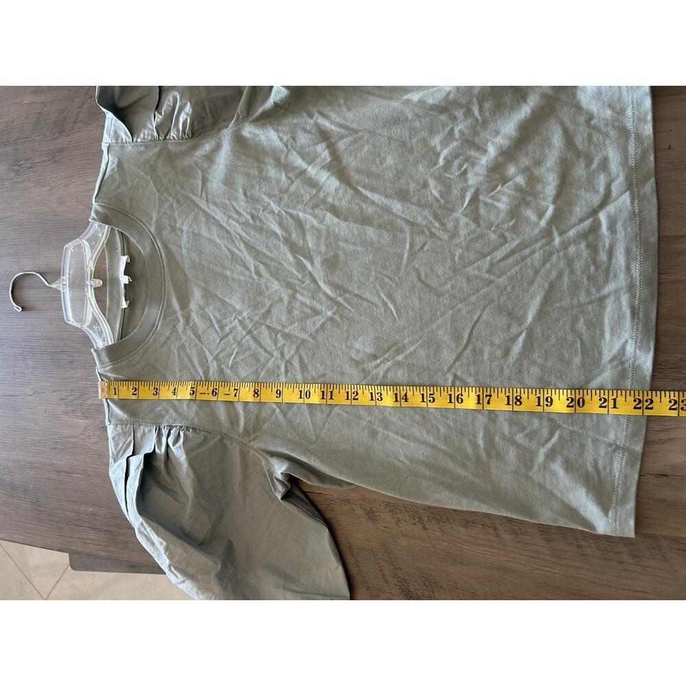 FRAME FRANKIE PUFF SLEEVE T-SHIRT Size Small - Picture 5 of 7